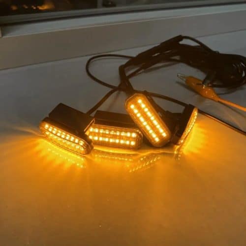 18LED Front Grille Light For BYD SEAL U Yellow 01