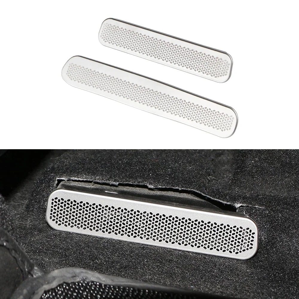 2Pcs Aluminum Air Vent Cover Sticker Trim for BYD Atto3 01