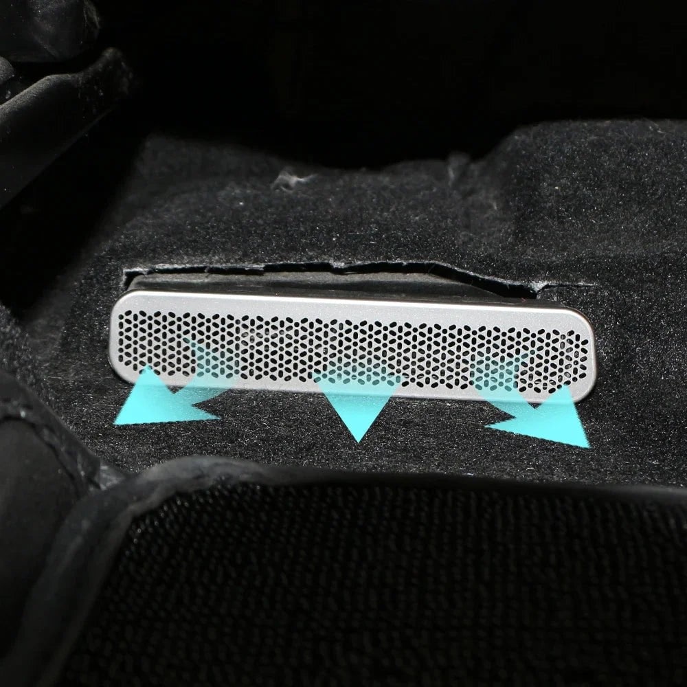 2Pcs Aluminum Air Vent Cover Sticker Trim for BYD Atto3 02