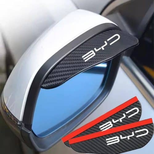 2Pcs Car Rearview Mirror Sticker For BYD Car 01