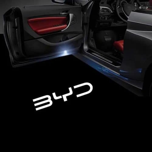 2Pcs LED Welcome Atmosphere Lamps For BYD Car BYD 01