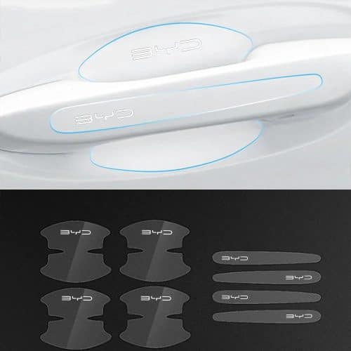 8pcs Car Door Handle Bowl Sticker For BYD 01