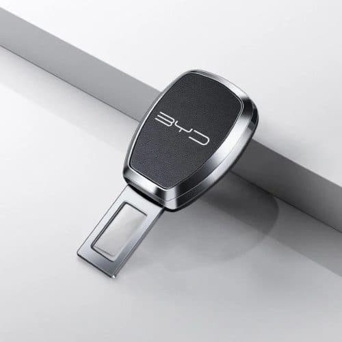 Alloy Car Seat Belt Extension Buckle For BYD 1pc black 01