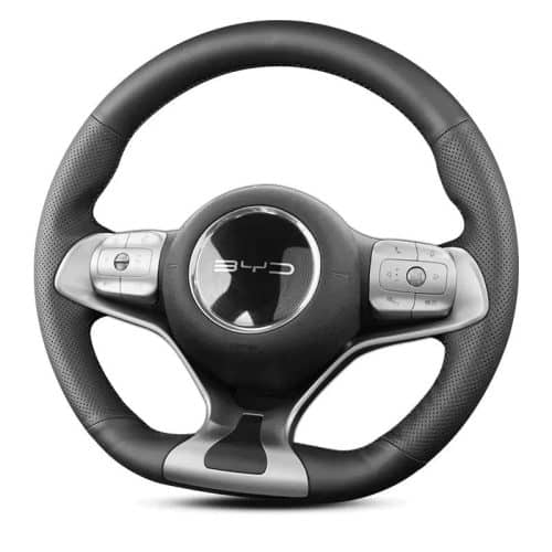 BYD Atto 3 Dolphins Steering Wheel Cover Beige 01