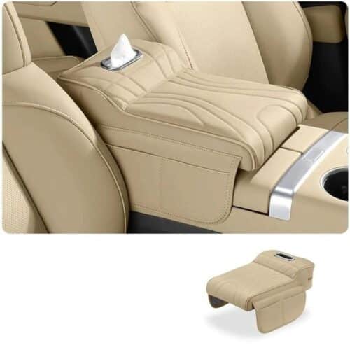 BYD Denza Leopard 5 Sealion 7 Car Armrest Box Beige 01