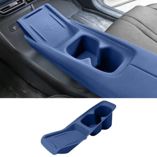 BYD Dolphin MINI Central Console Silicone Wireless Charger Pad Blue 01
