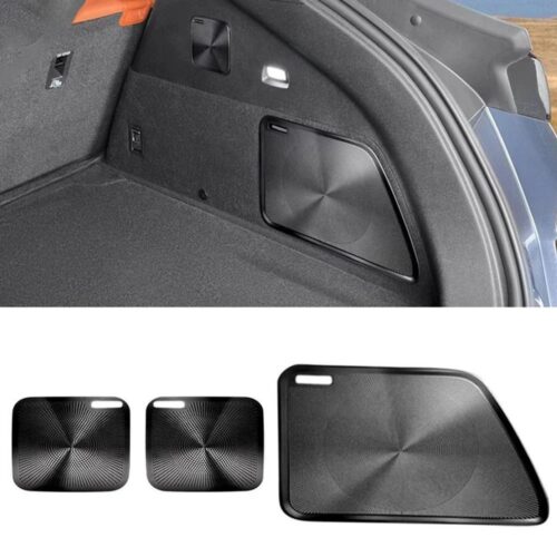 BYD Sealion 7 Stainless Black Car Rear Trunk Speaker Cover Black 01
