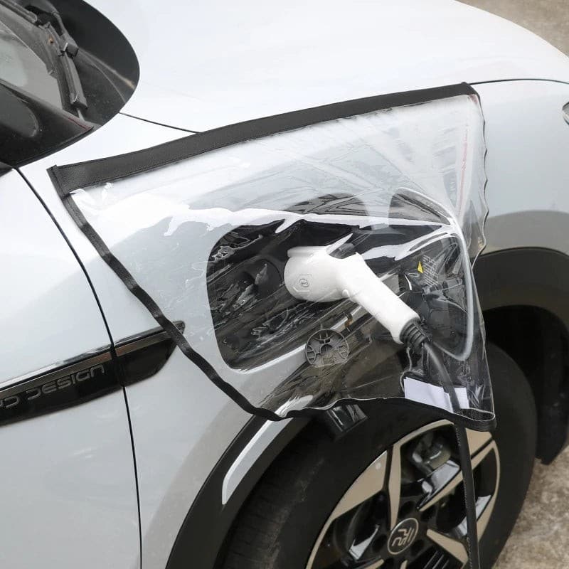 BYD Yuan Pro Yuan UP EV Car Charging Port Rain Cover Black 01