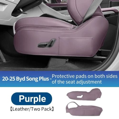 Byd Song Plus Seal u Dmi Ev Car Seat Adjustment Side Protection Pads Purple 01