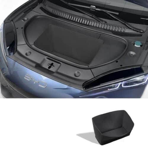 Car Anti Kicks Pad With Organizer Pocket For BYD ATTO 3 Black lIner 01