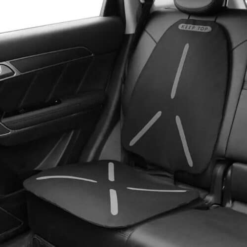 Car Child Safe Seat Protection Pad Black 01