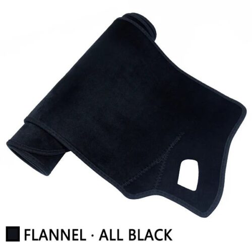 Car Dashboard Cover Mat for BYD Seal Flannel All Black 01