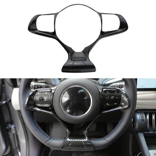 Car Inner Steering Wheel Cover Sticker Trim for BYD Atto 3 01
