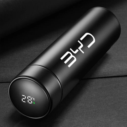 Car Intelligent Thermos Bottle Universal fit For BYD Car All Model Black 01