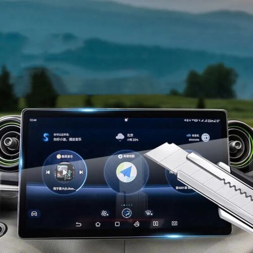 Car LCD Screen Tempered Glass Protector Fits BYD Dolphin GPS 01