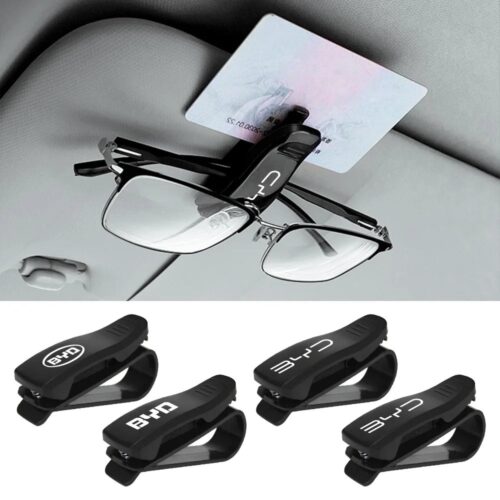 Car Sunglass Clip Holder Organizer For BYD Car All Model 01