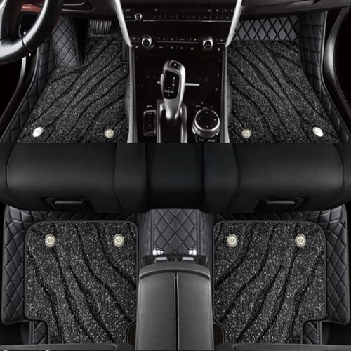 Custom Full Car Floor Mats For BYD Dolphin Black 01