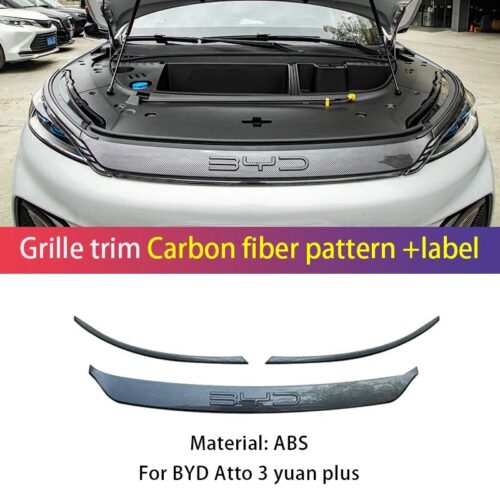 Front Bumper Chin Spoiler Fit for BYD Atto 3 Black 01