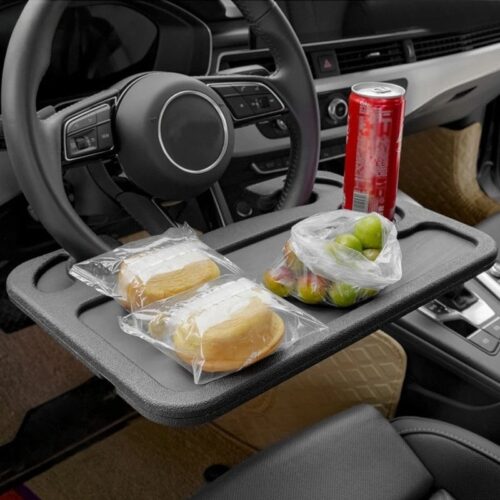 Steering Wheel Tray 2 in 1 Car Desk Flippable Table 01