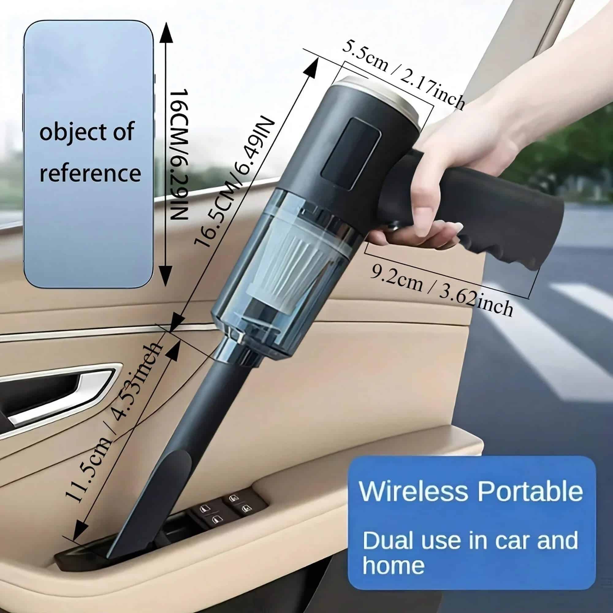 Wireless Powerful Vacuum Cleaner for Car 03
